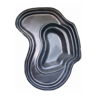 Пруд пластиковый, 205 х 140 х 45 см